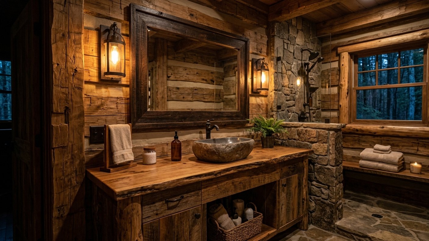 Rustic Cabin Bathroom Ideas Without the Kitsch