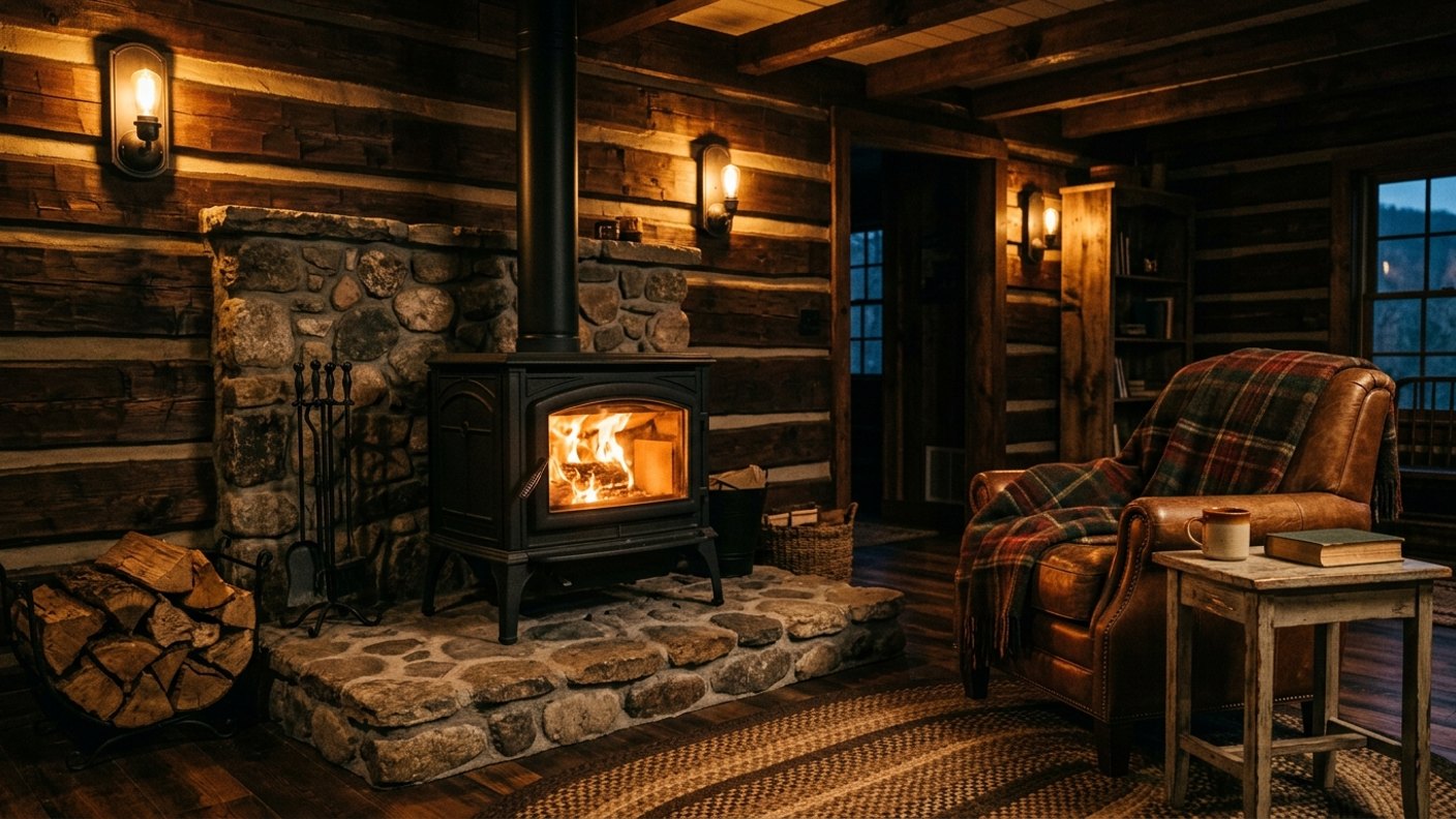 Restoring a Wood Stove and Building the Hearth Around It